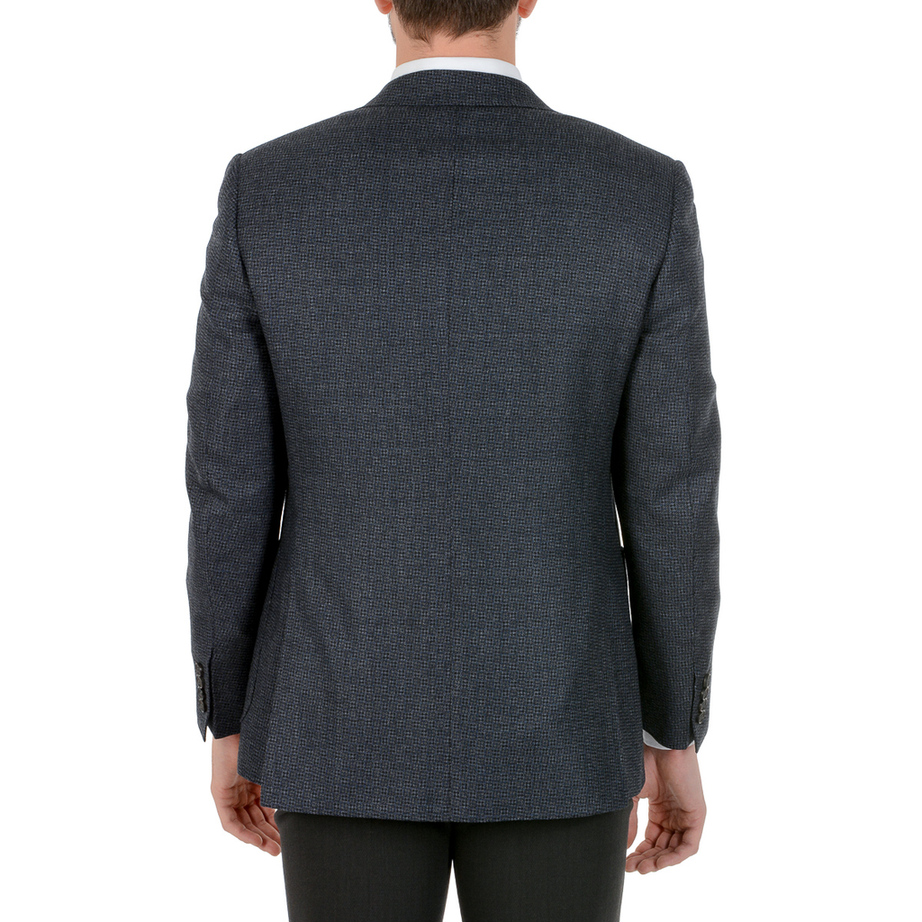 Chaqueta Canali para hombre de manga larga gris oscuro