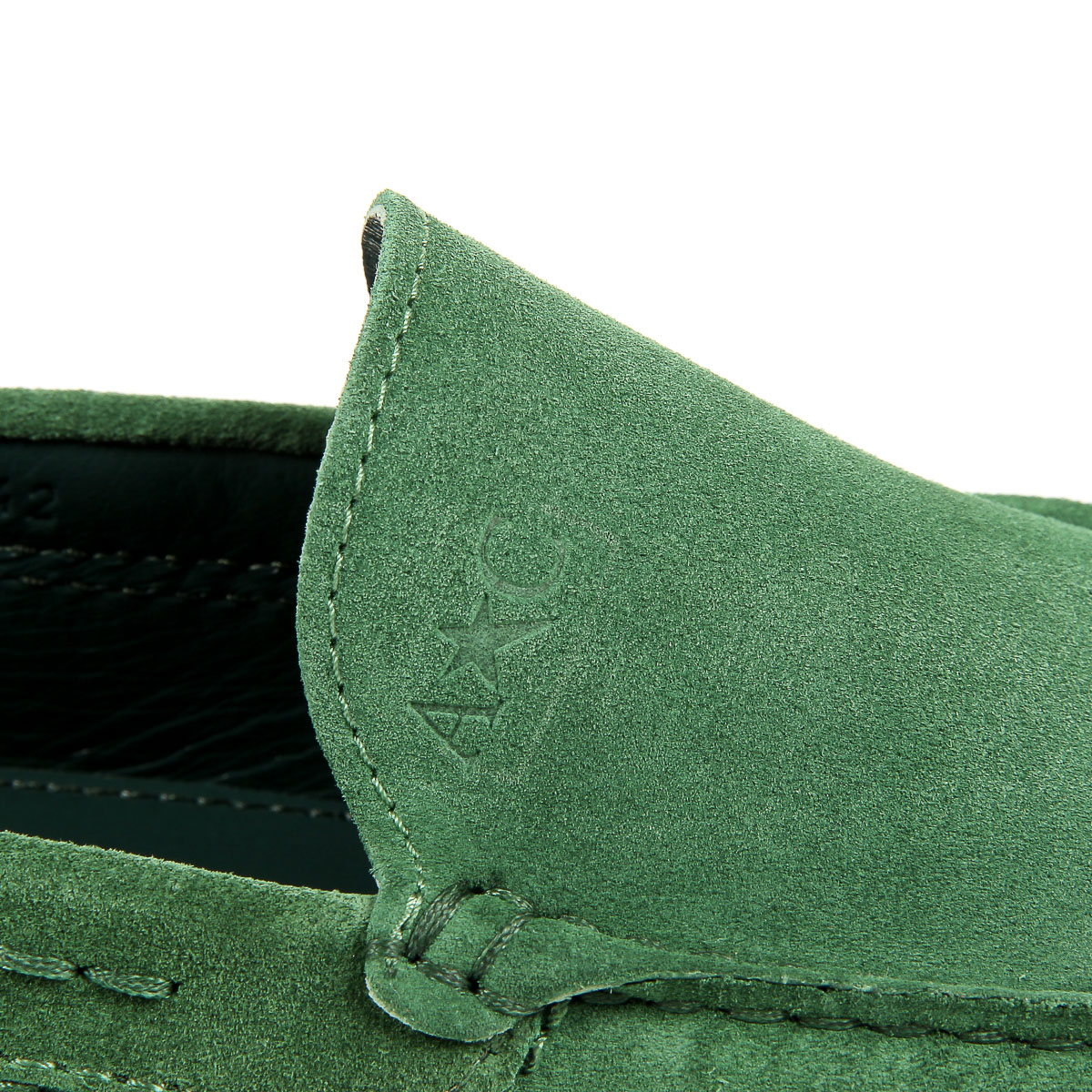 Mocasín Andrew Charles para hombre verde TRON