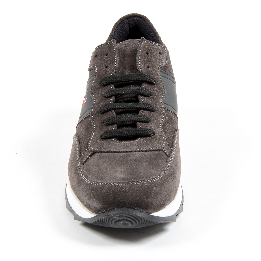Andrew Charles Mens Sneaker Dark Grey LENNY