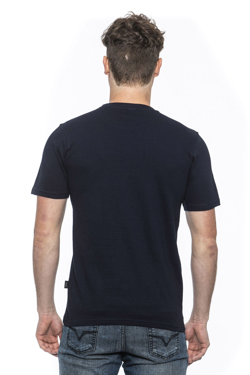 Camiseta 19V69 Italia para hombre azul MIKE AZUL MARINO