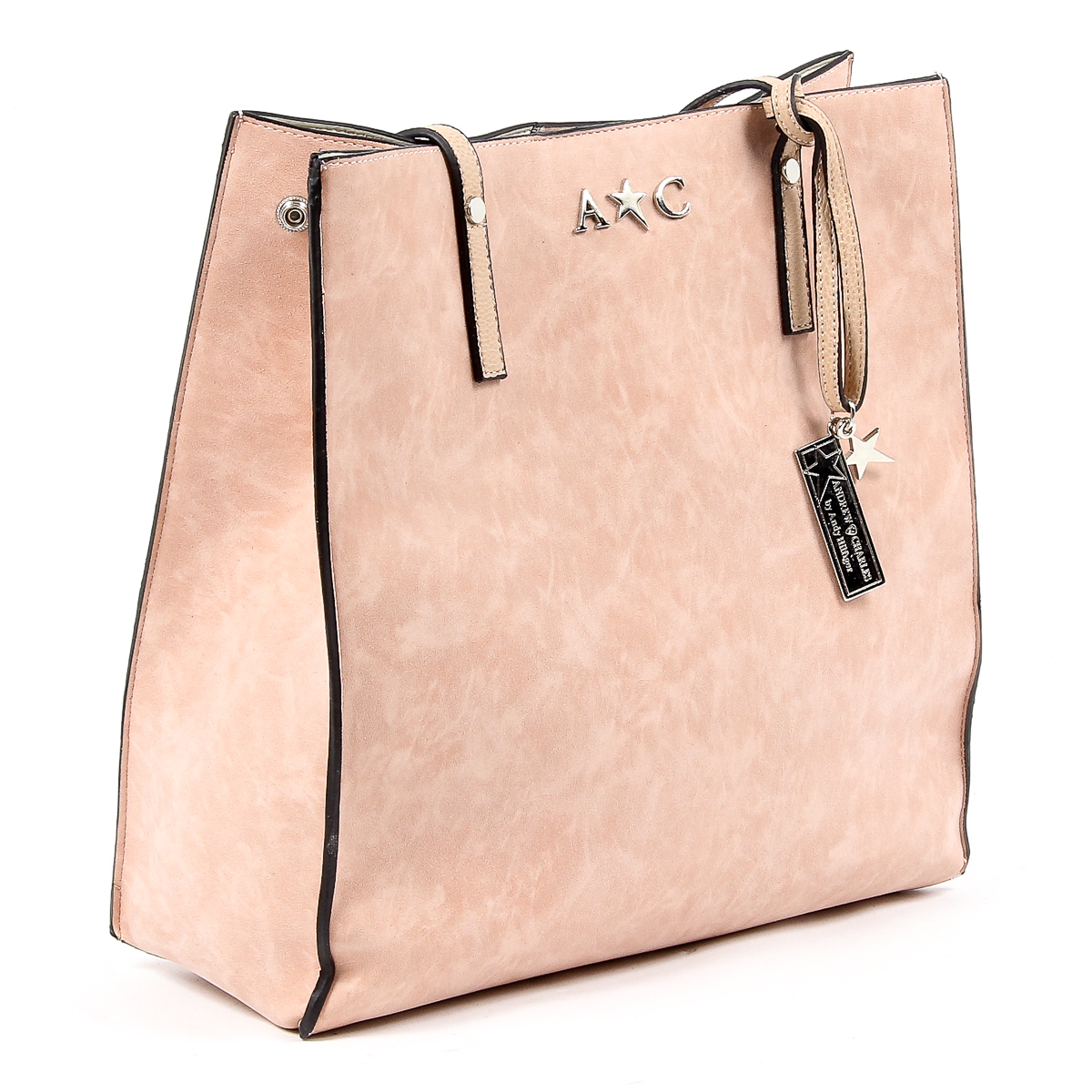 Andrew Charles Womens Handbag Pink SERINA