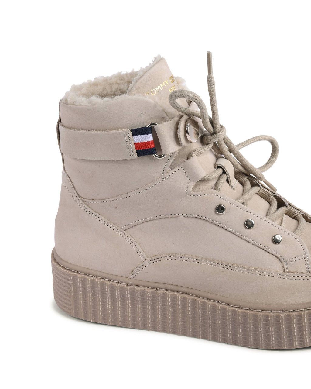 Botas Tommy Hilfiger para mujer BEIGE FW0FW06798ACI