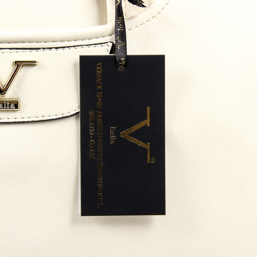 Bolso de mano para mujer V 1969 Italia Beige ALVENA
