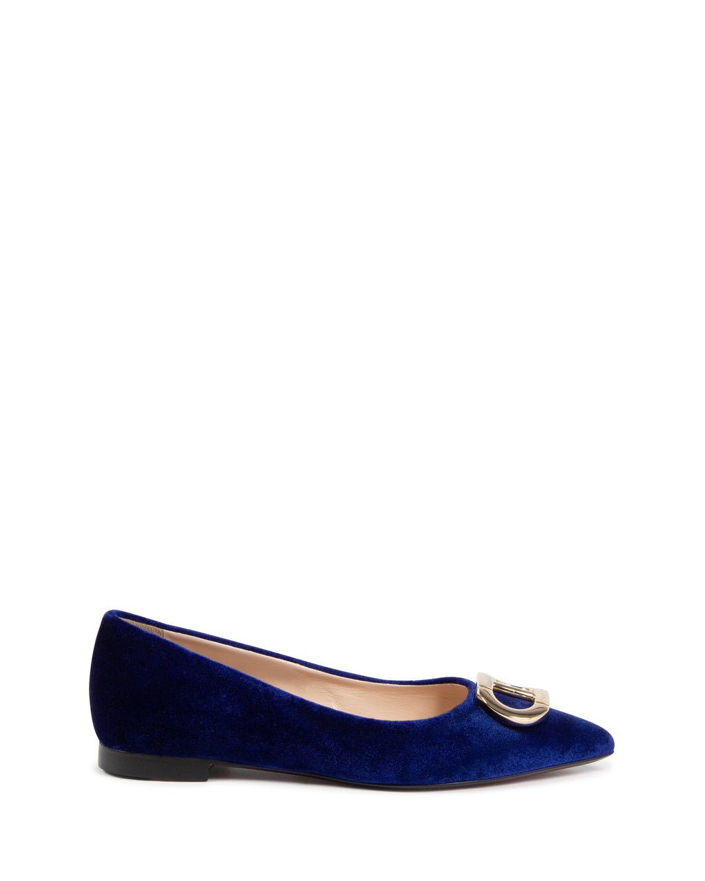 Bailarina de terciopelo azul real