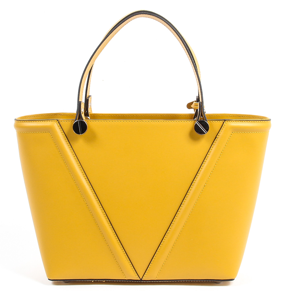 Bolso de mano para mujer V 1969 Italia V008-S RUGA SENAPE