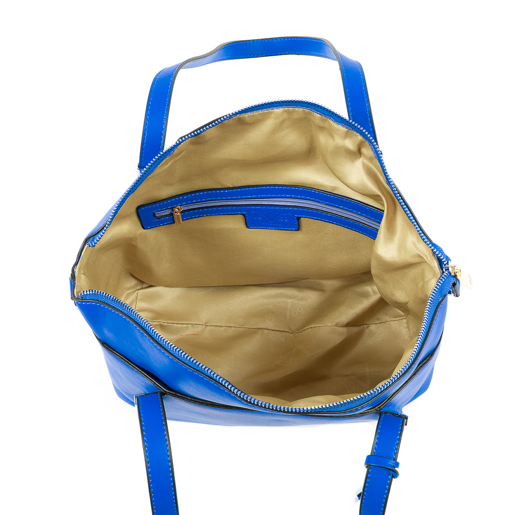 Bolso de mano para mujer V 1969 Italia Azul GIULIA
