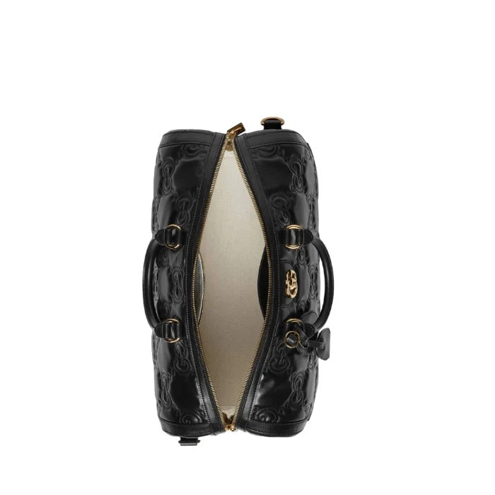 Bolsa de lona de cuero GG