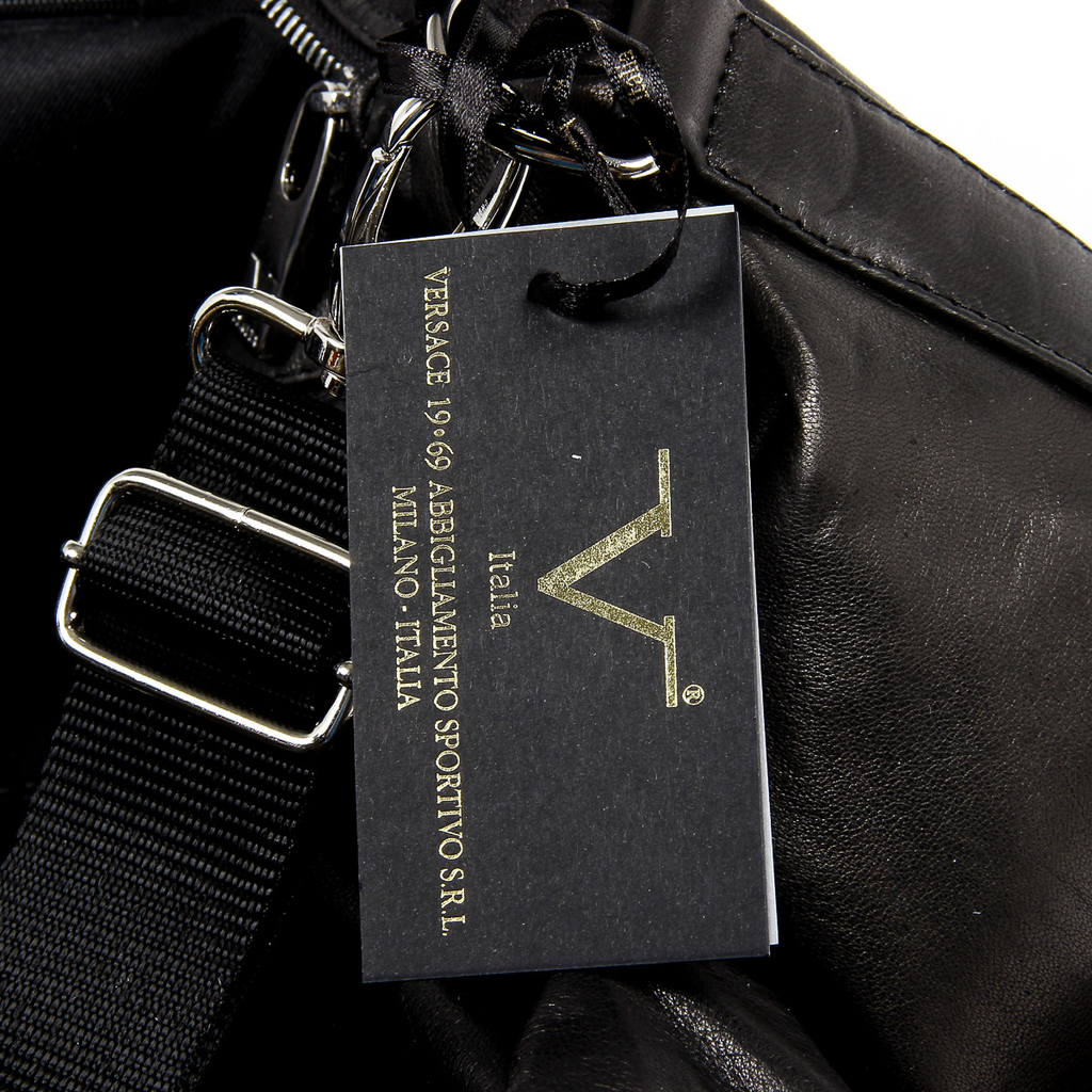 V 1969 Italia Mens Sport Bag Black BERLINO