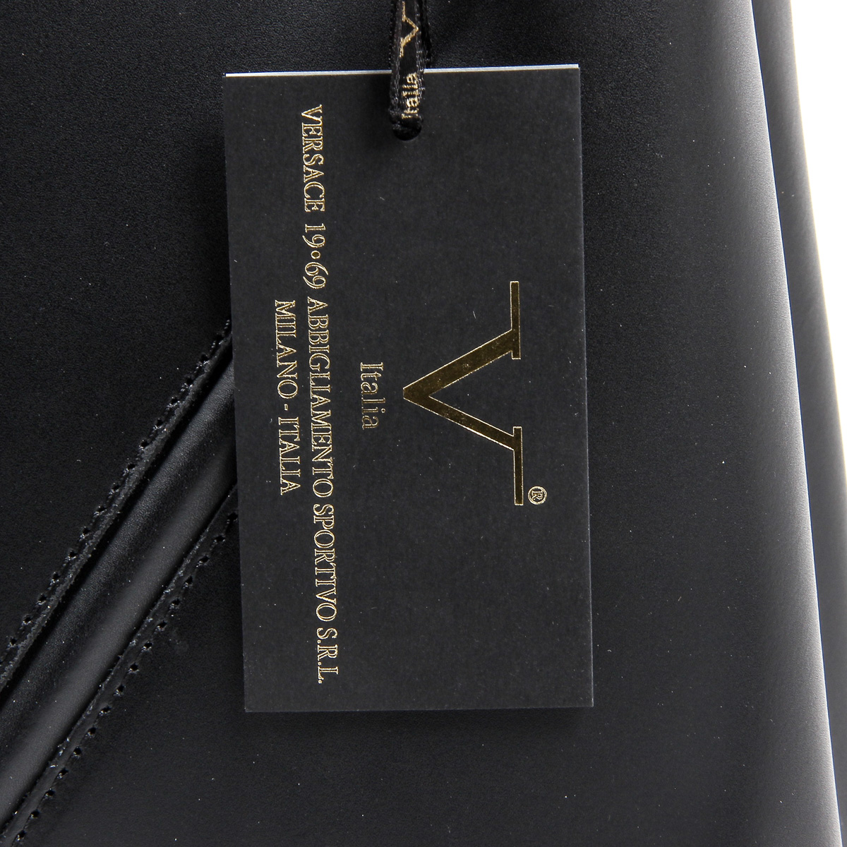 Bolso de mano para mujer V 1969 Italia V004-S RUGA NERO