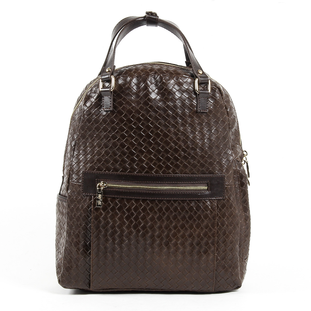 Mochila de moda para hombre V 1969 Italia V1969016B CAFÉ