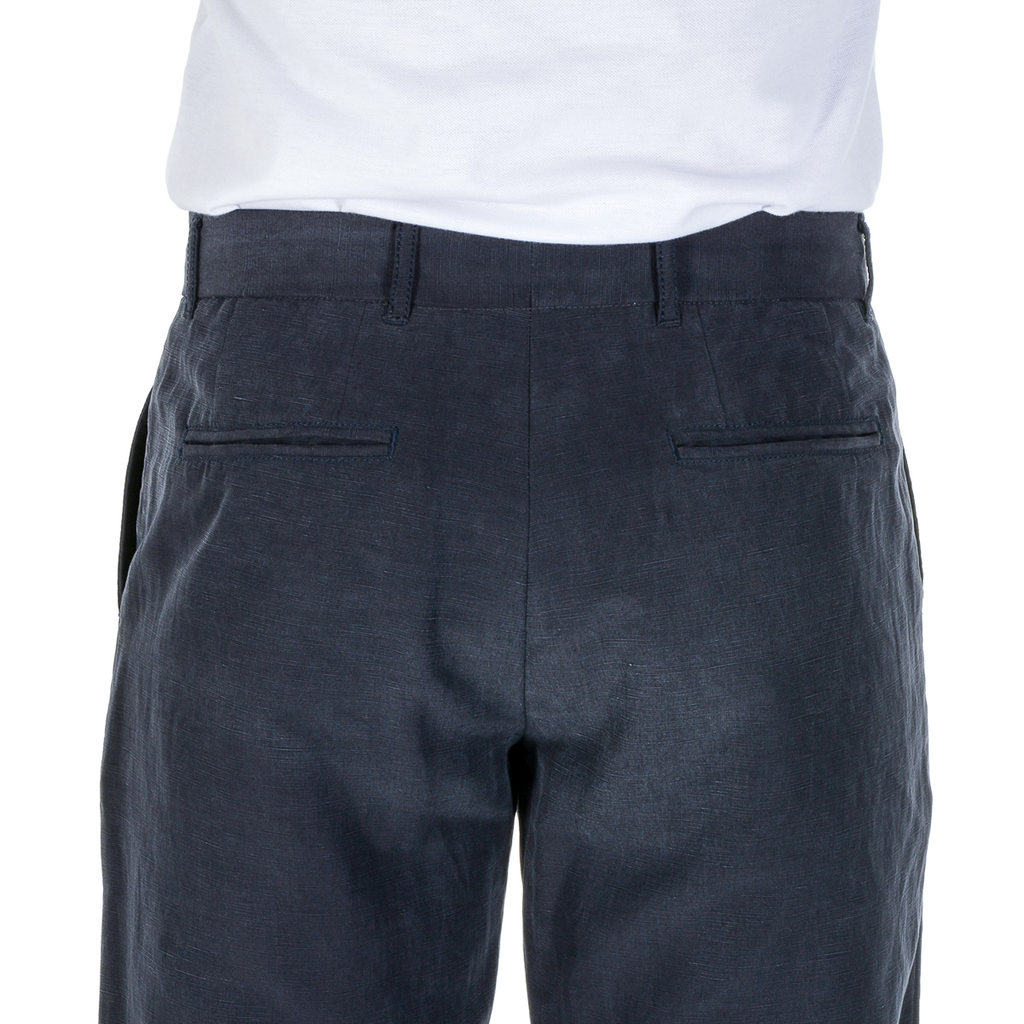 Armani Collezioni Mens Pants Dark Blue