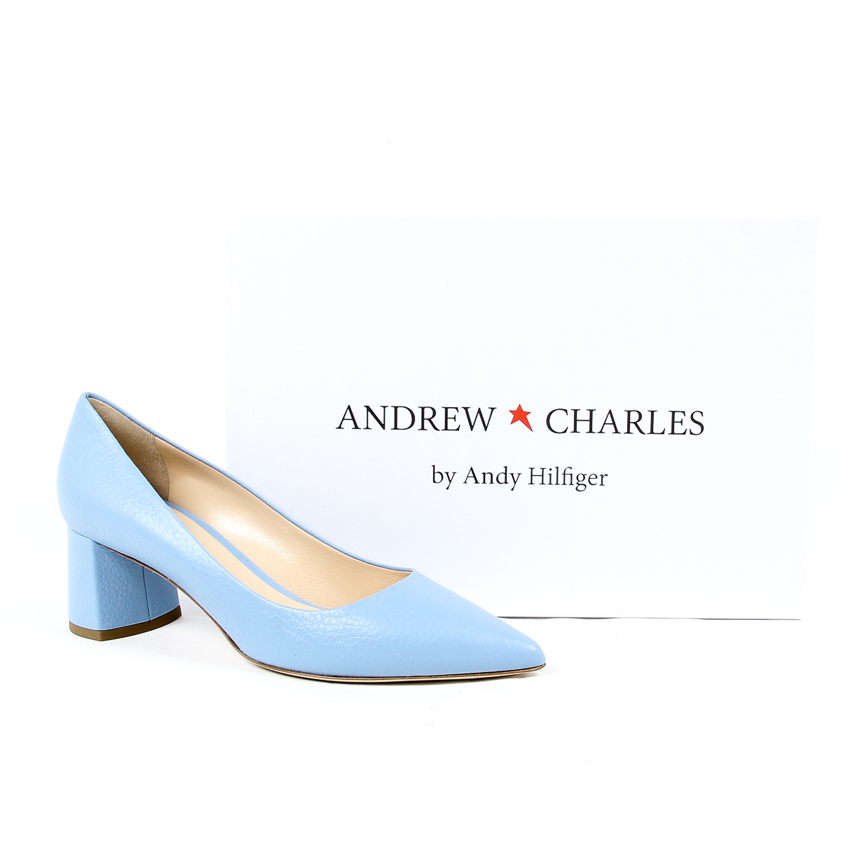 Andrew Charles Womens Pump Light Blue EVA