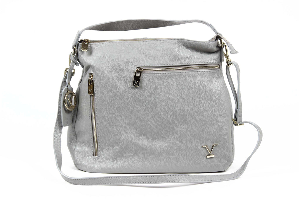 V 1969 Italia Bolso de mano de mujer V010 ALCE DOLLARO GRIGIO