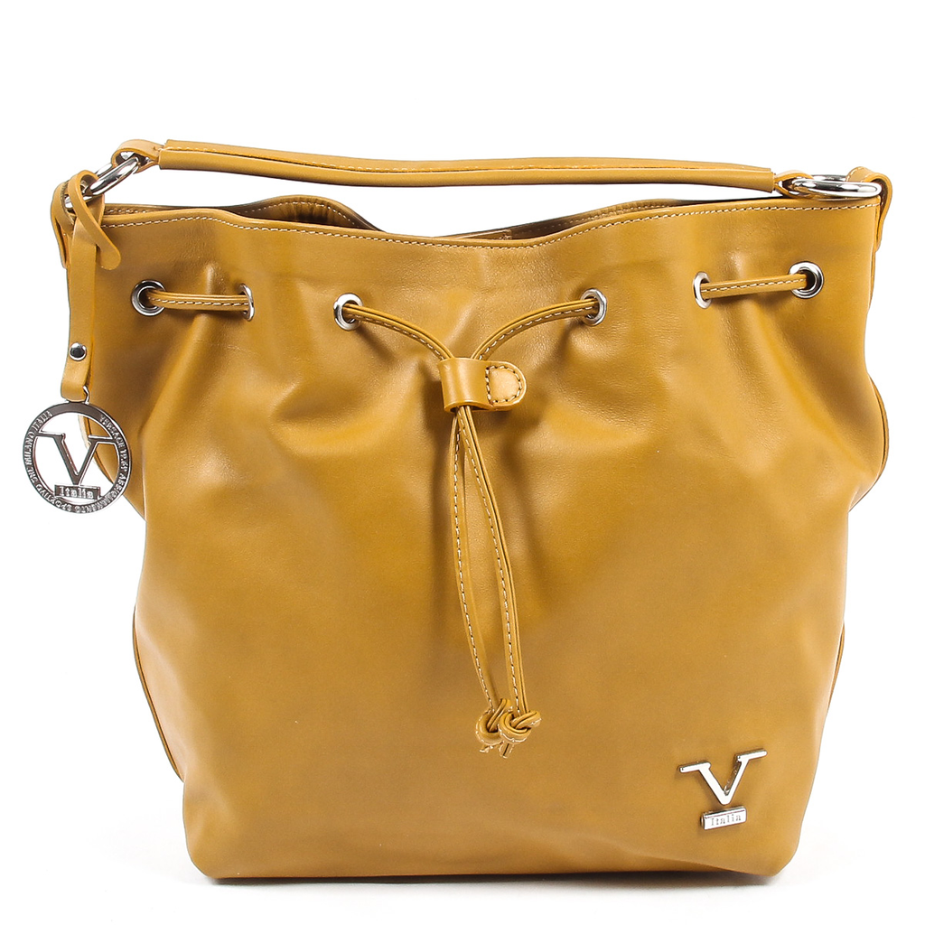 Bolso de mano para mujer V 1969 Italia V005-S SOFT SENAPE