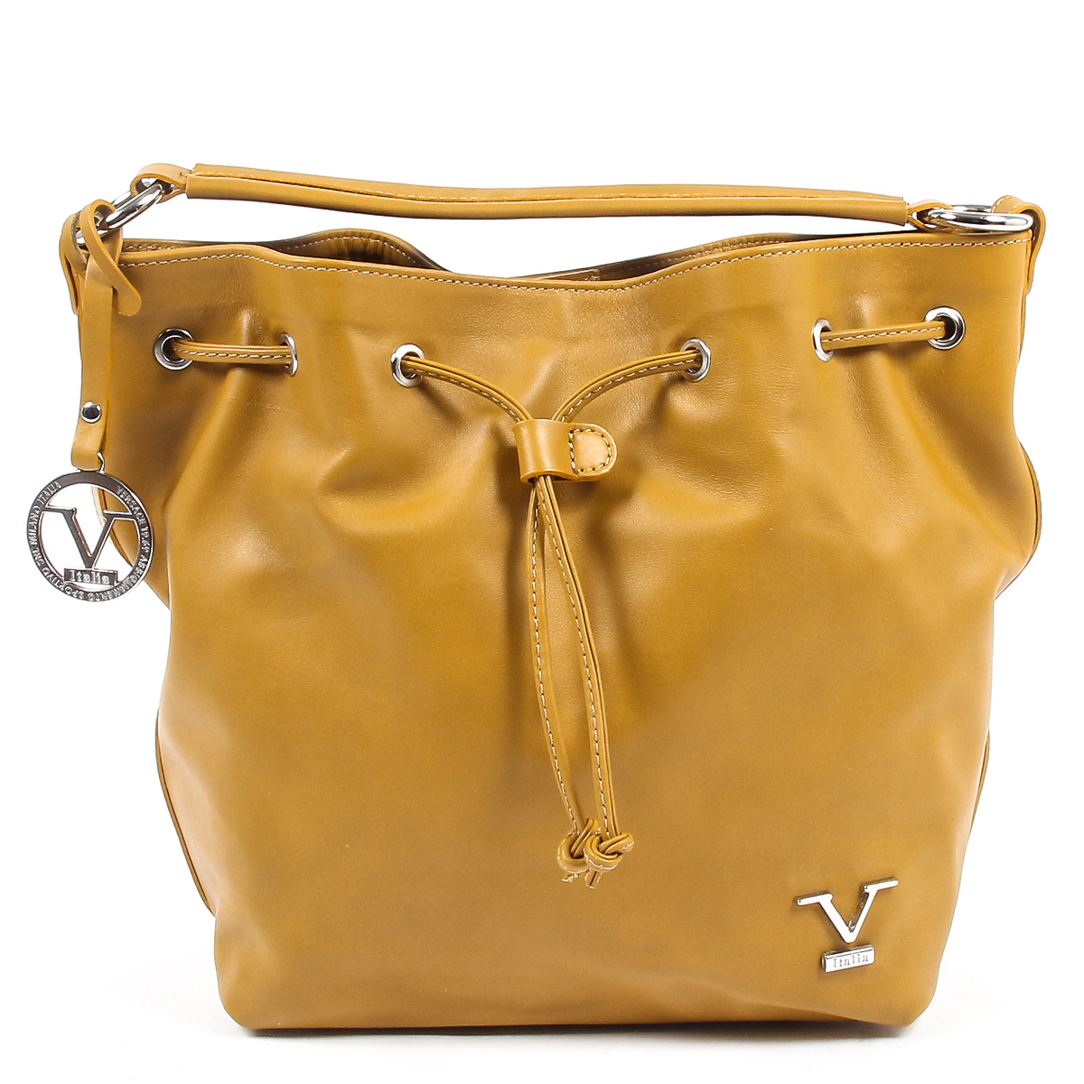 Bolso de mano para mujer V 1969 Italia V005-S SOFT SENAPE