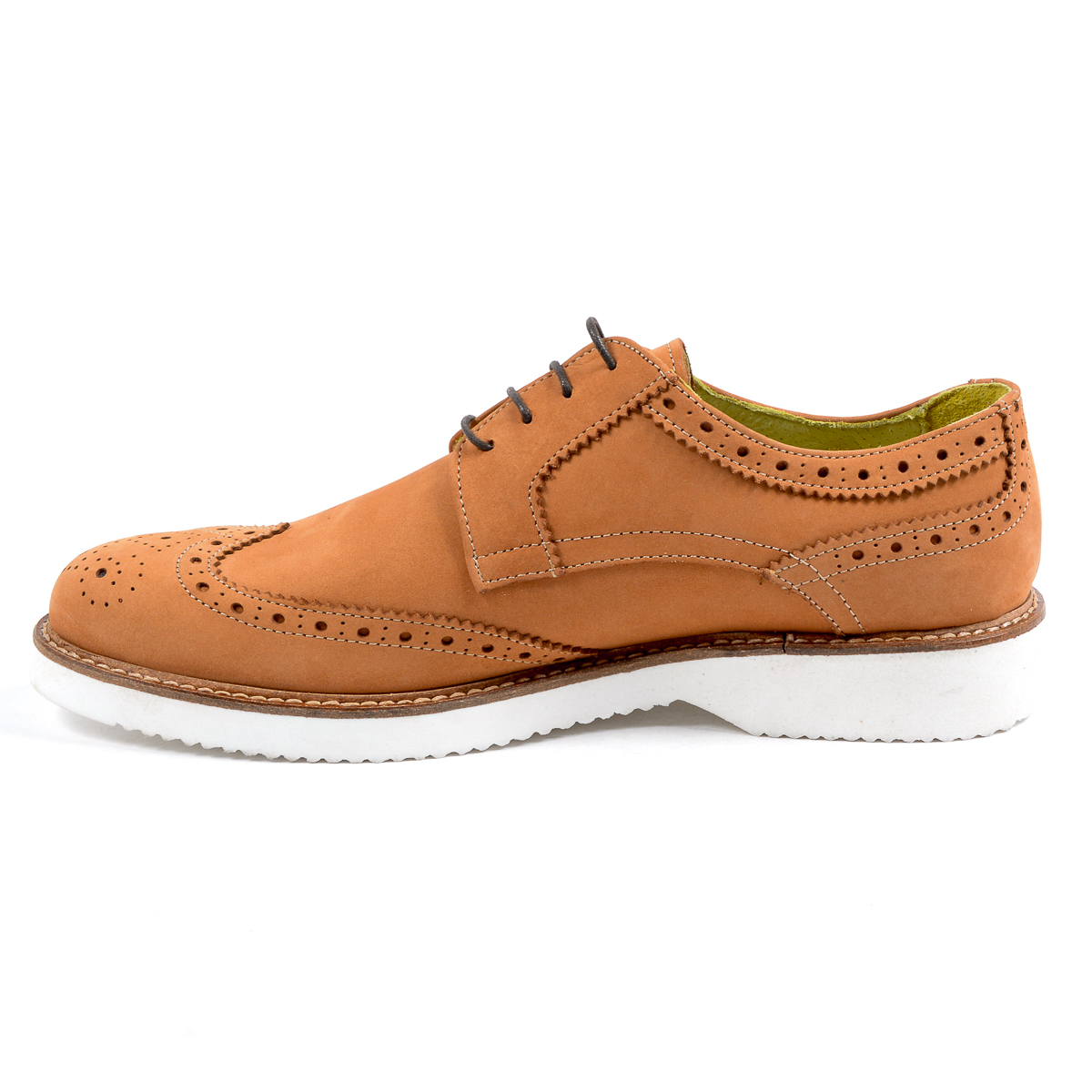 V 1969 Italia - Zapato Oxford Brogue para hombre, color marrón, PEDRO