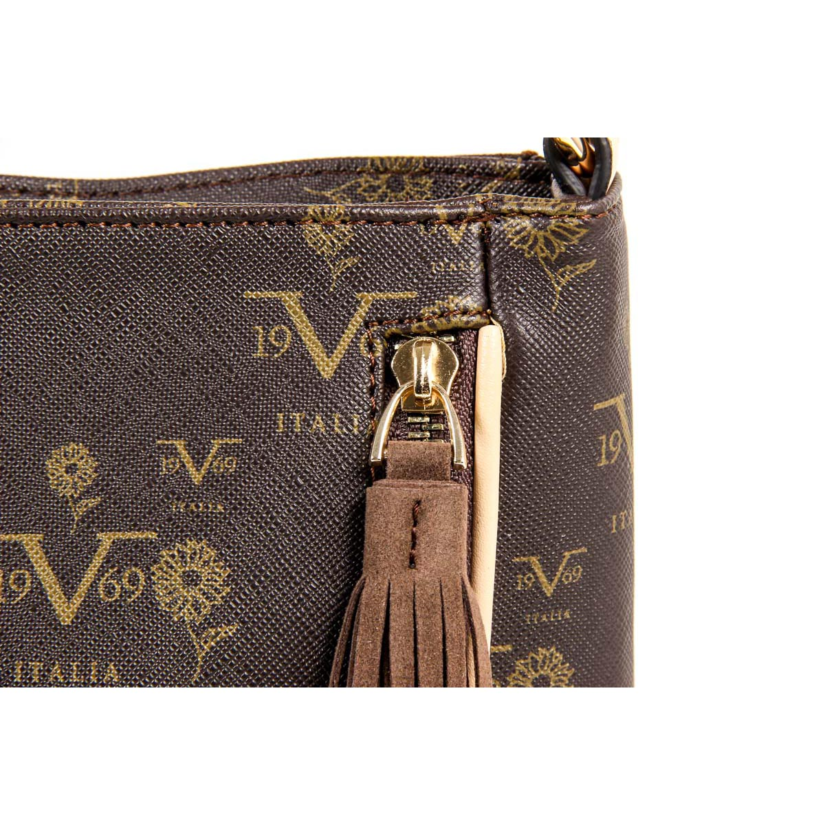 Bolso de mano para mujer V 1969 Italia V1969005 CAFÉ