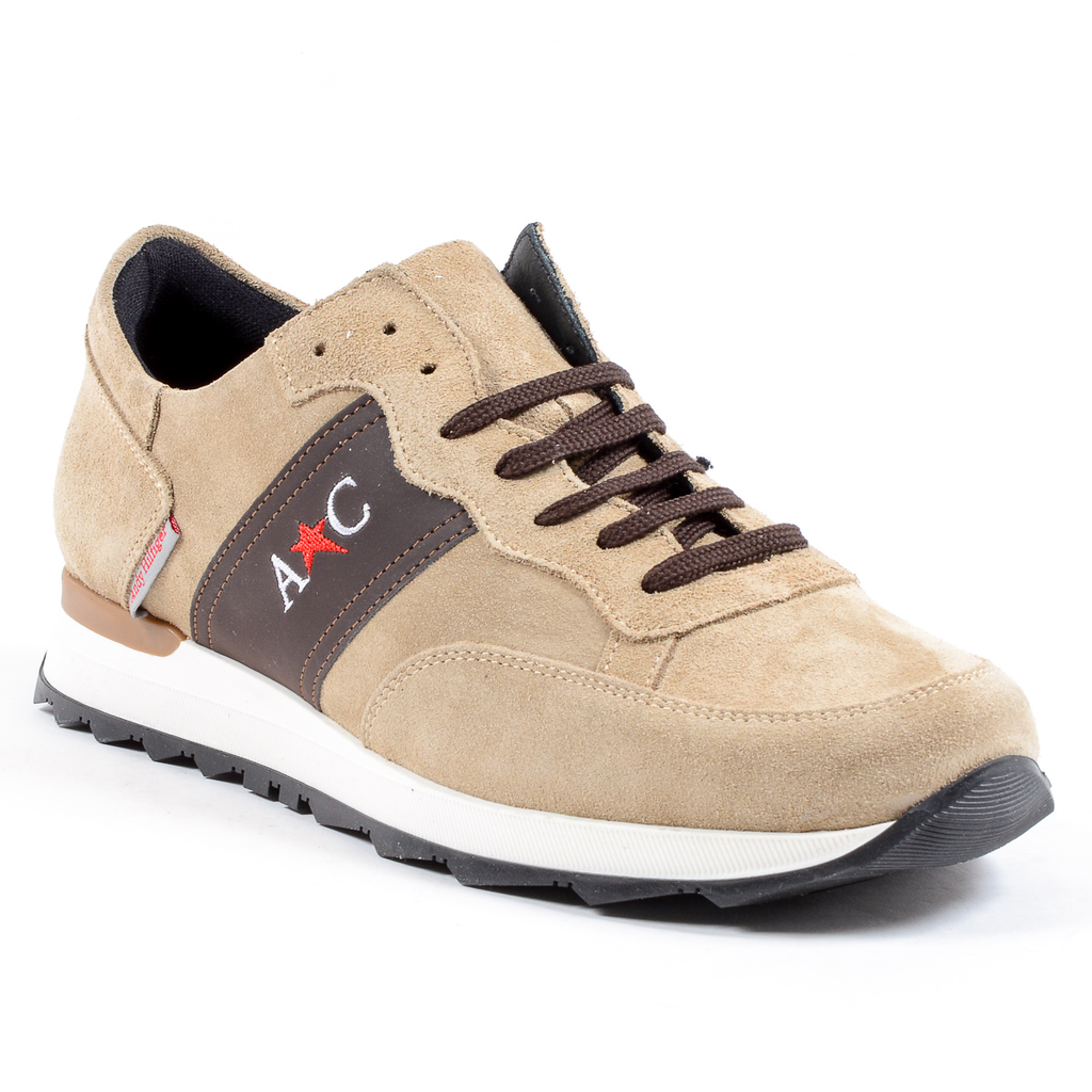 Andrew Charles Mens Sneaker Beige LENNY