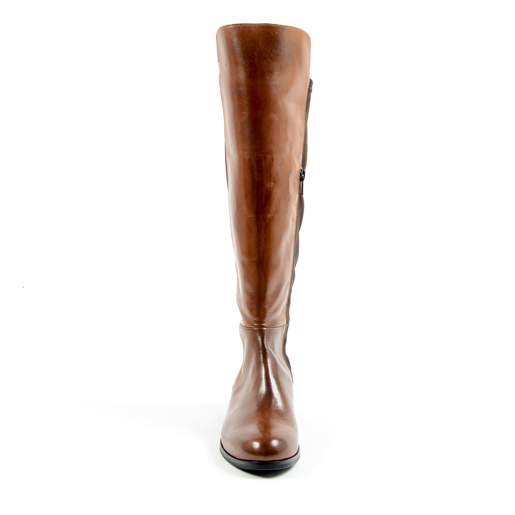 V 1969 Italia Womens High Boot Brown GRAPE