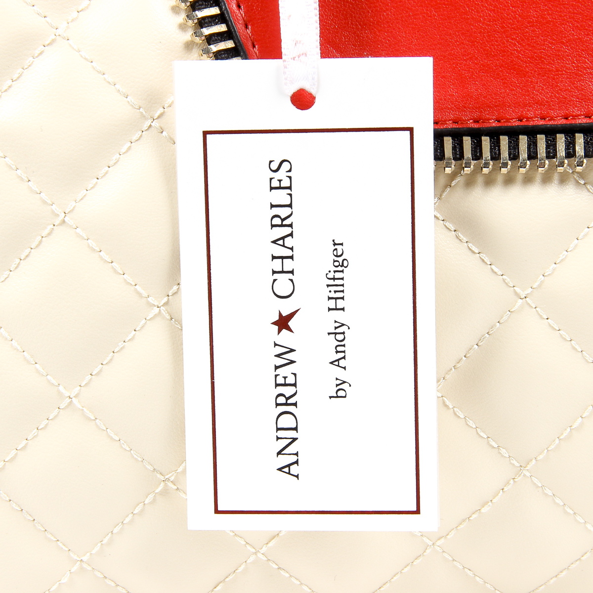 Andrew Charles Womens Handbag Beige DALYA
