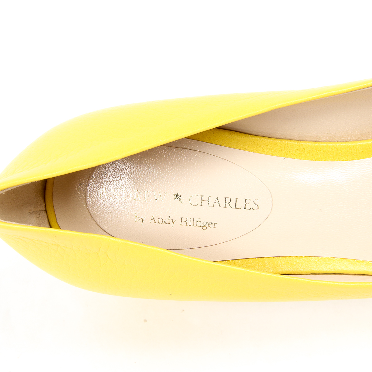 Andrew Charles Womens Pump Yellow EVA