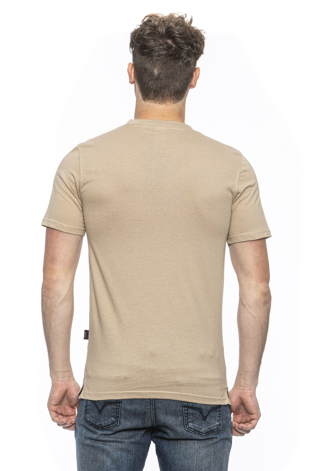 19V69 Italia Camiseta de hombre beige IVAN BEIGE