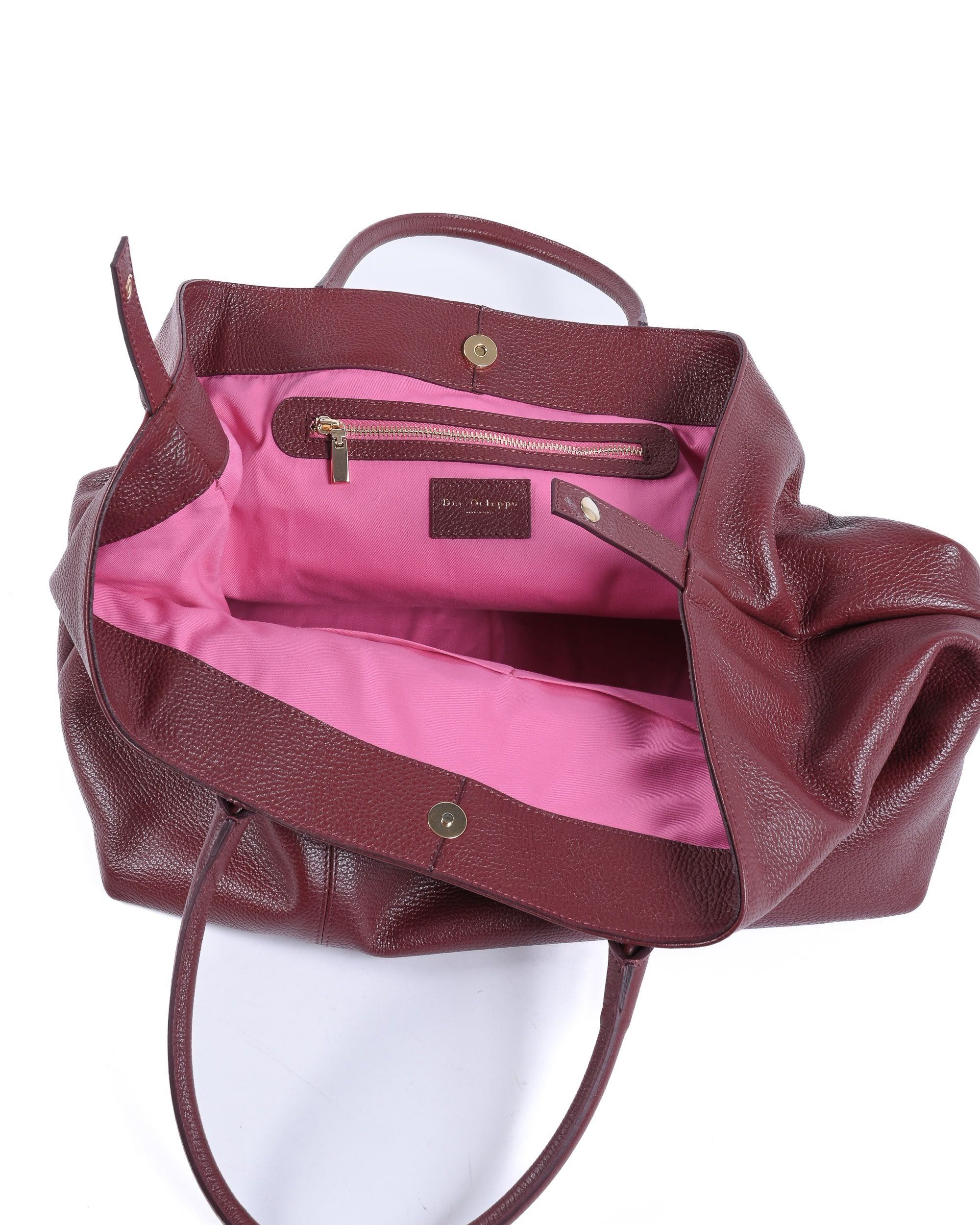 Bolso de mano para mujer Dee Ocleppo CORNWALL BORDEAUX