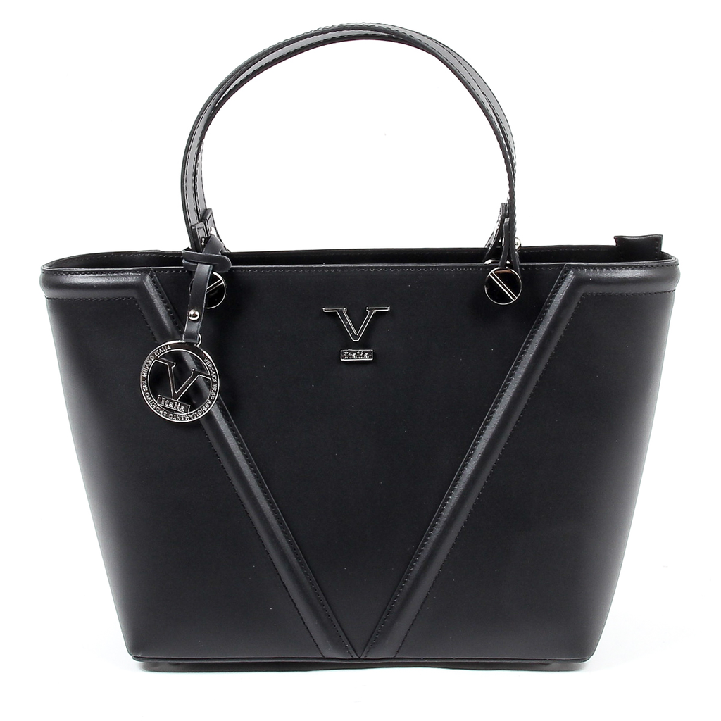 Bolso de mano para mujer V 1969 Italia V008-S RUGA NERO