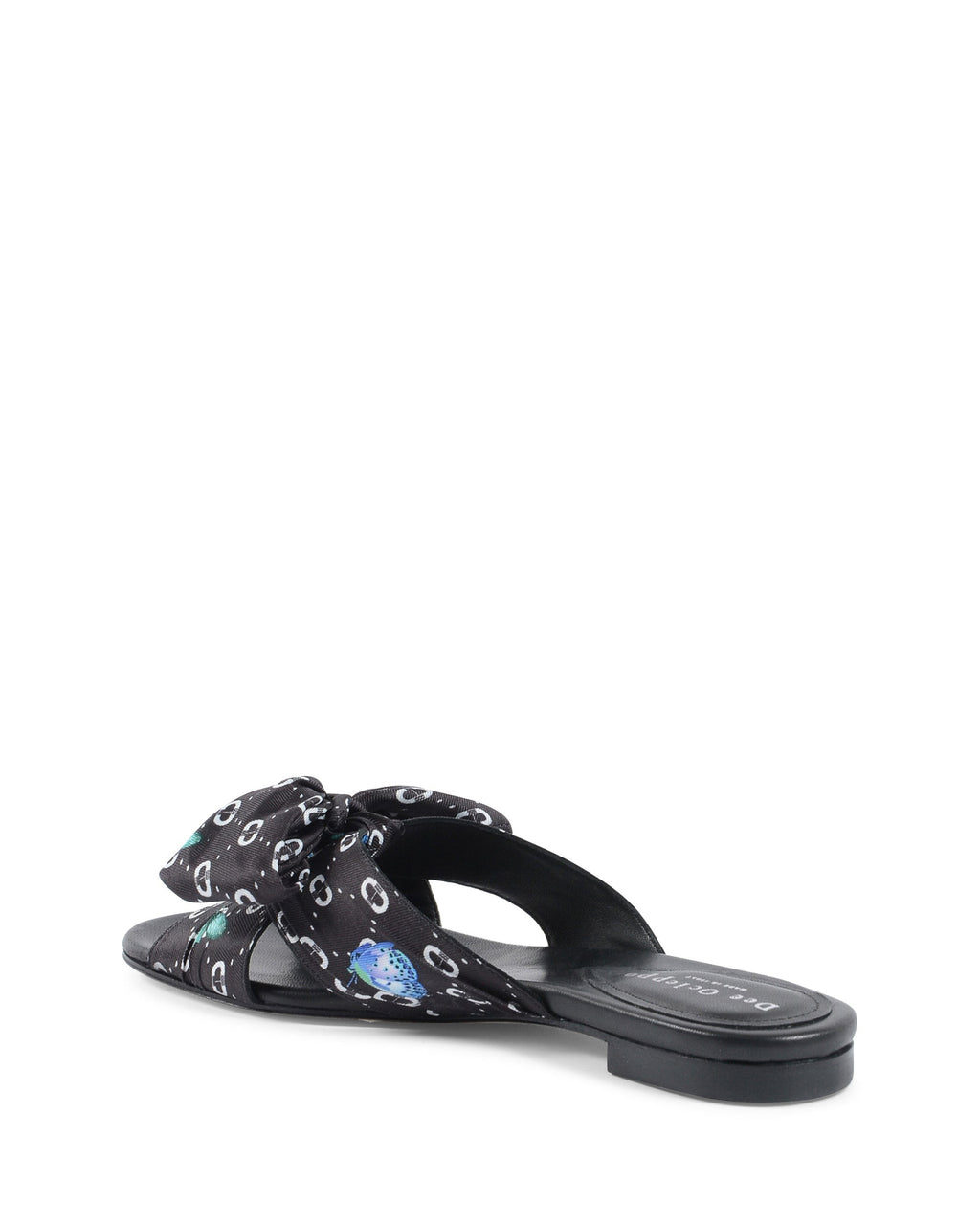 Emma Bow Mule Negro