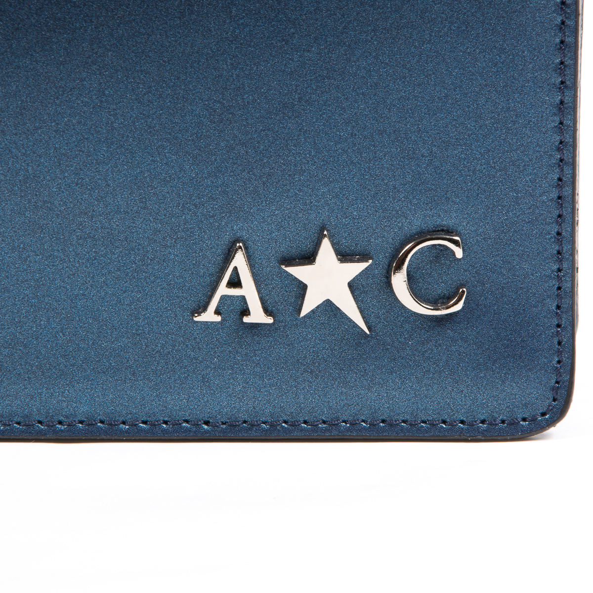 Andrew Charles Womens Handbag Blue RING