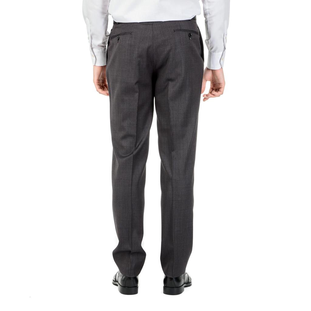 Canali Mens Suit Long Sleeves Dark Grey