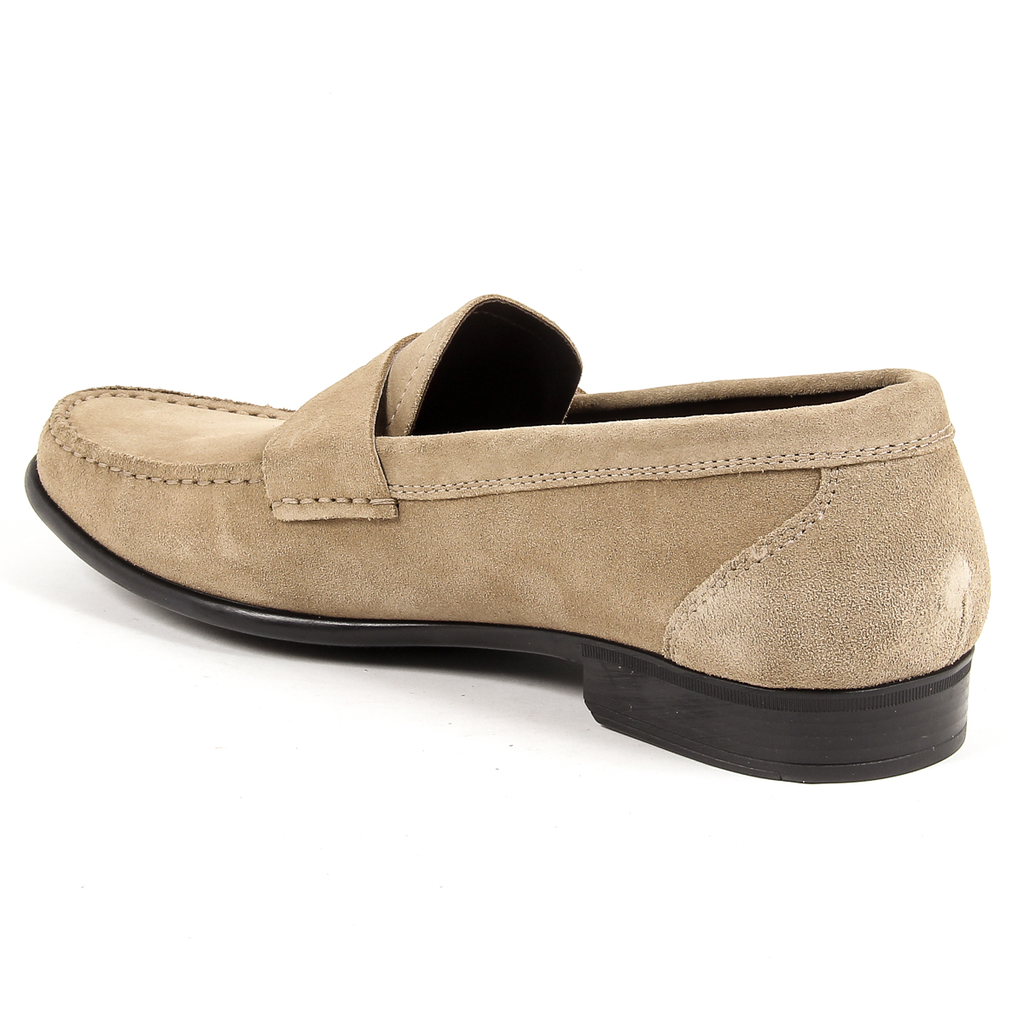 Mocasín para hombre V 1969 Italia Beige LEONARDO