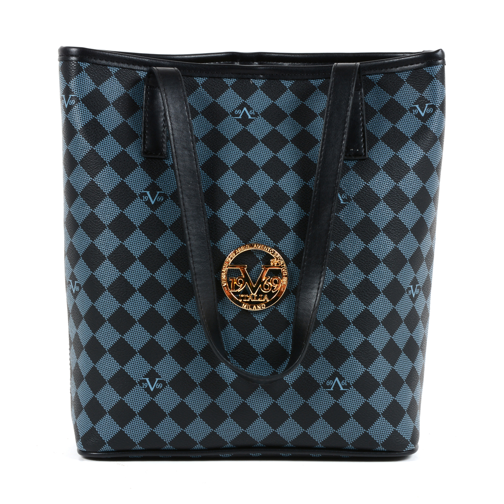 V 1969 Italia Womens Handbag Blue BEIRUT