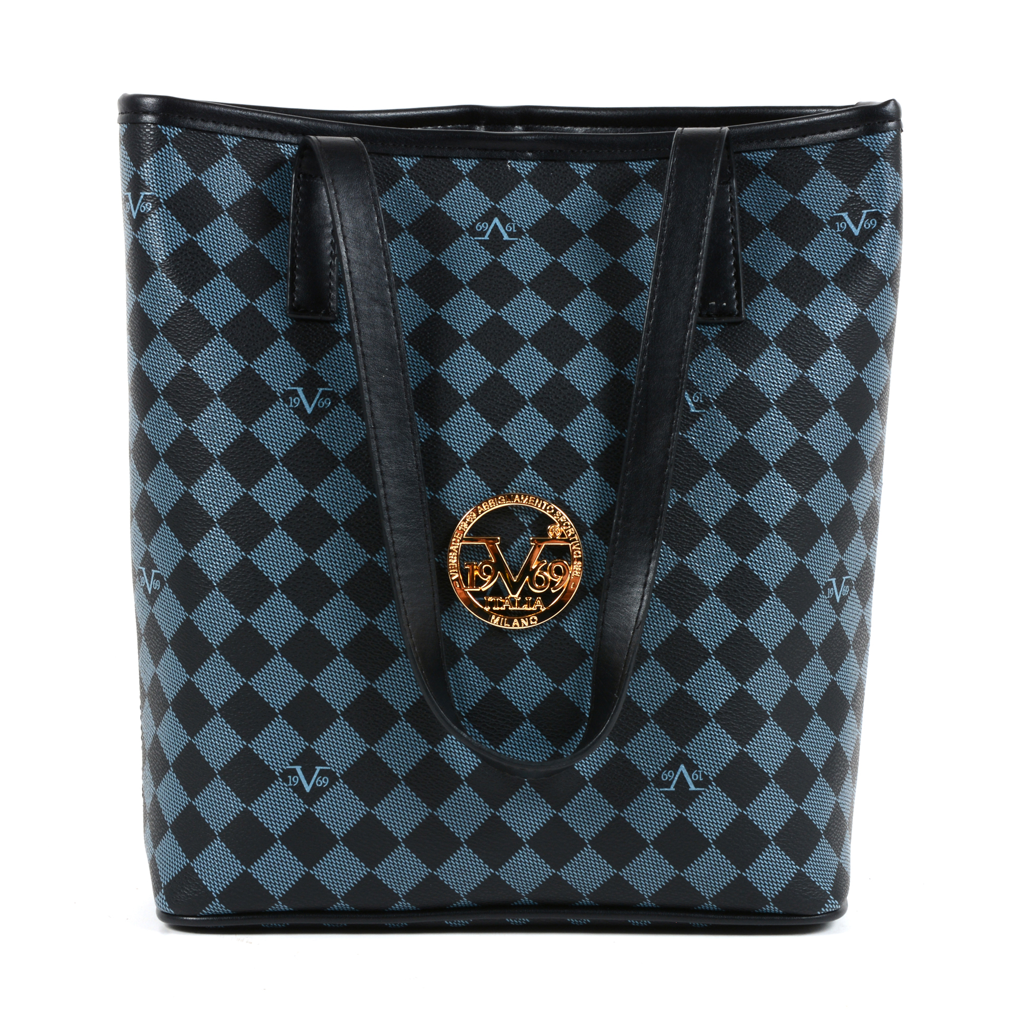 V 1969 Italia Womens Handbag Blue BEIRUT