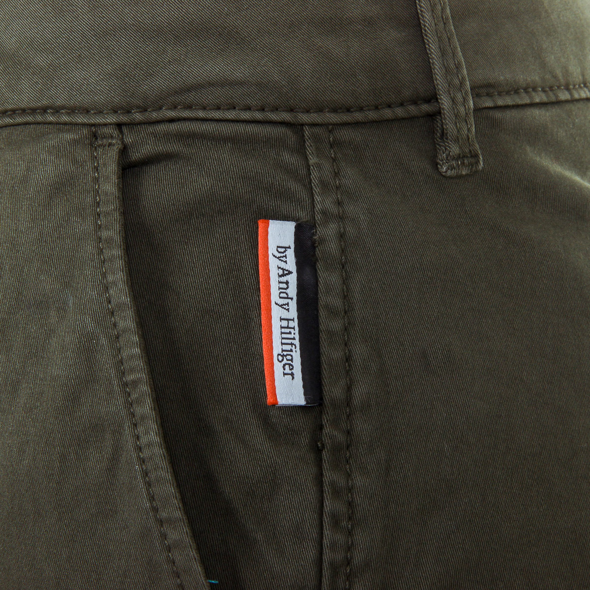 Pantalones cortos Andrew Charles para mujer, color verde SAFIA
