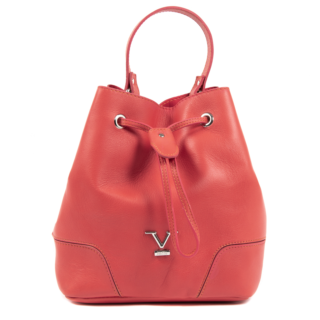 V 1969 Italia Bolso de mano para mujer Coral HILTON