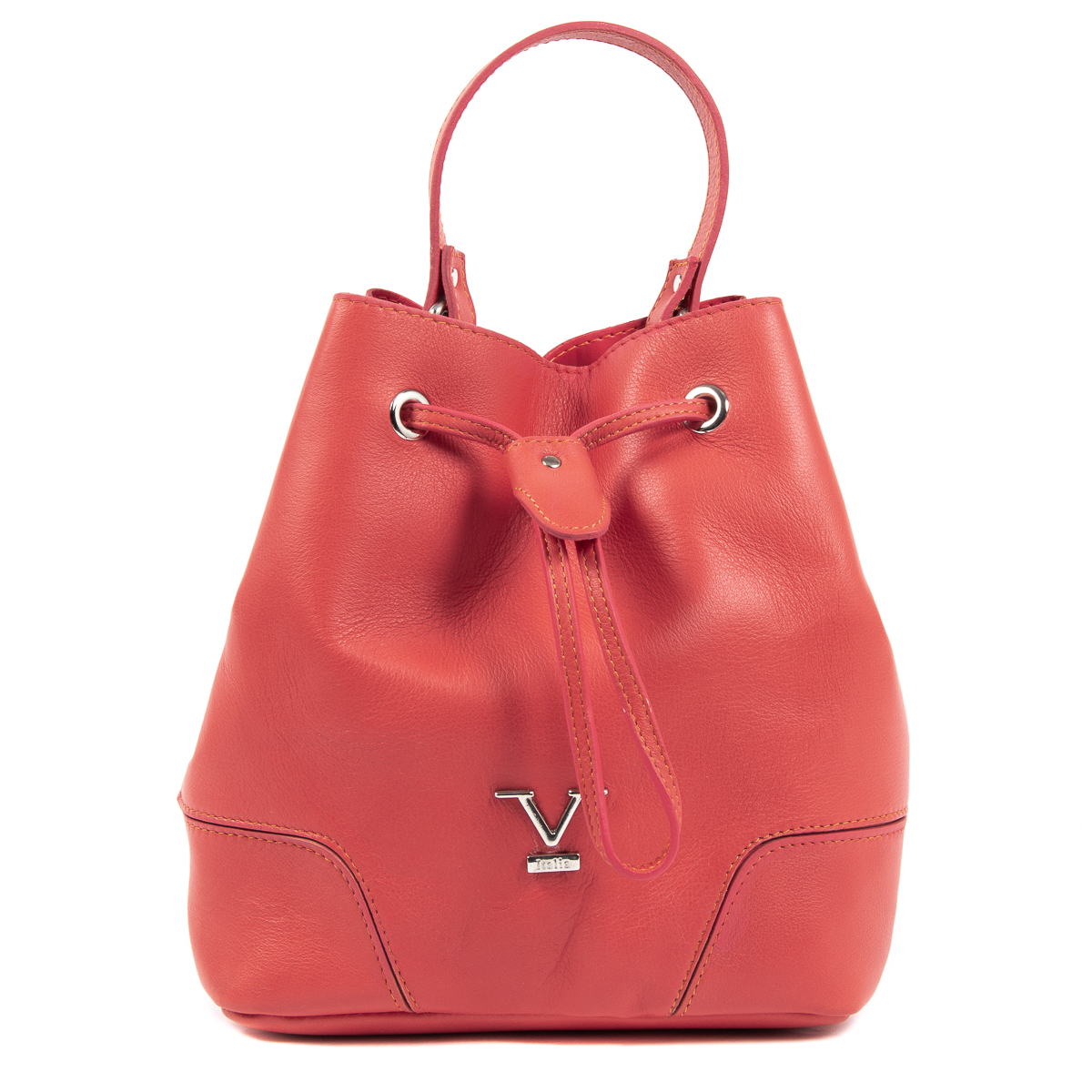 V 1969 Italia Bolso de mano para mujer Coral HILTON