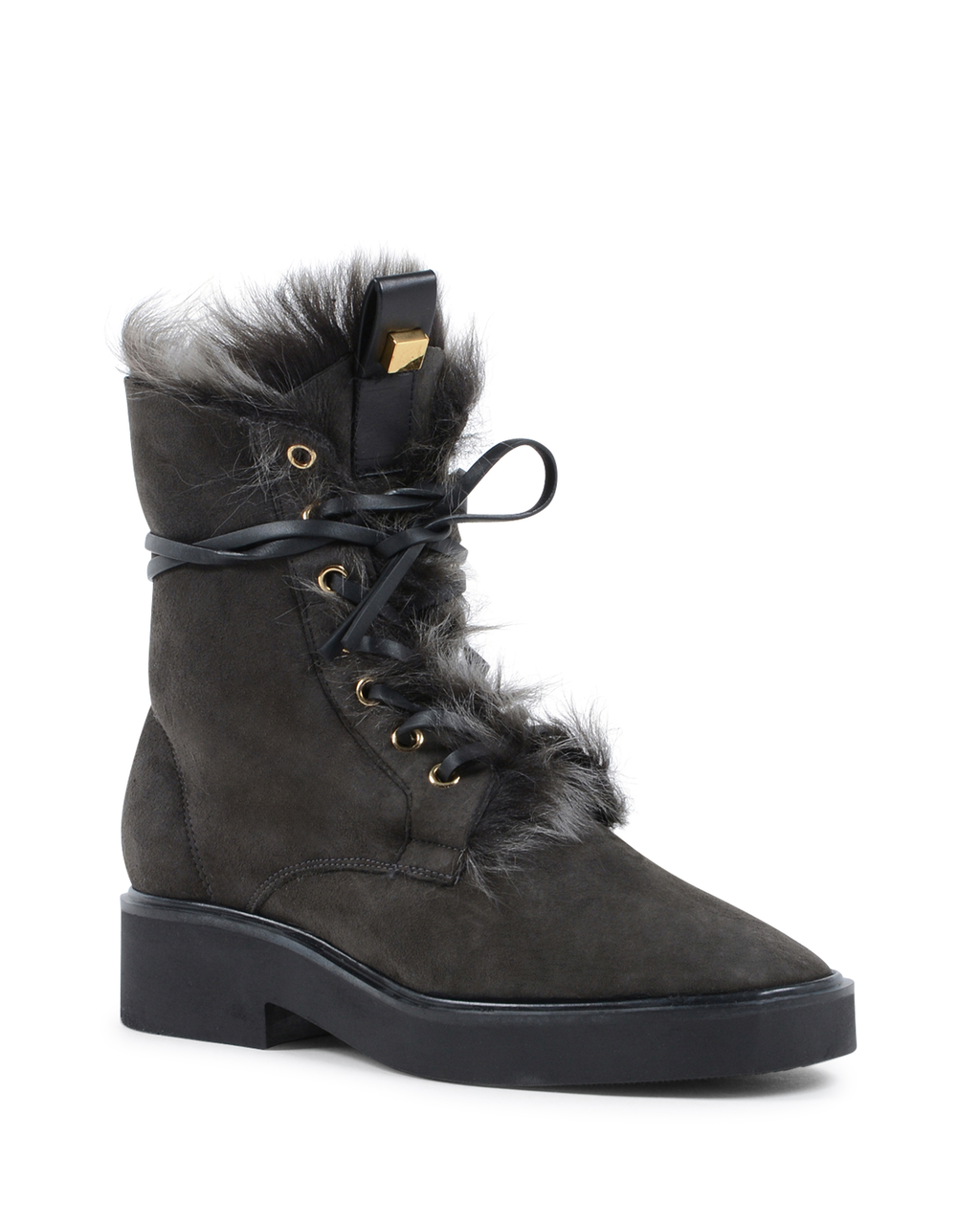 Bota corta Stuart Weitzman para mujer, gris oscuro, JISSIKA