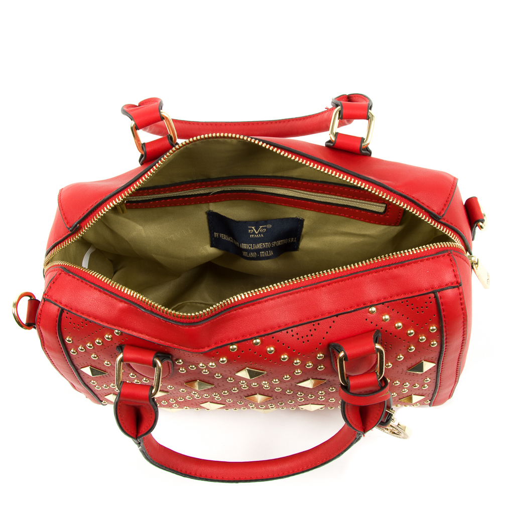 Bolso de mano para mujer V 1969 Italia rojo CLAIRE