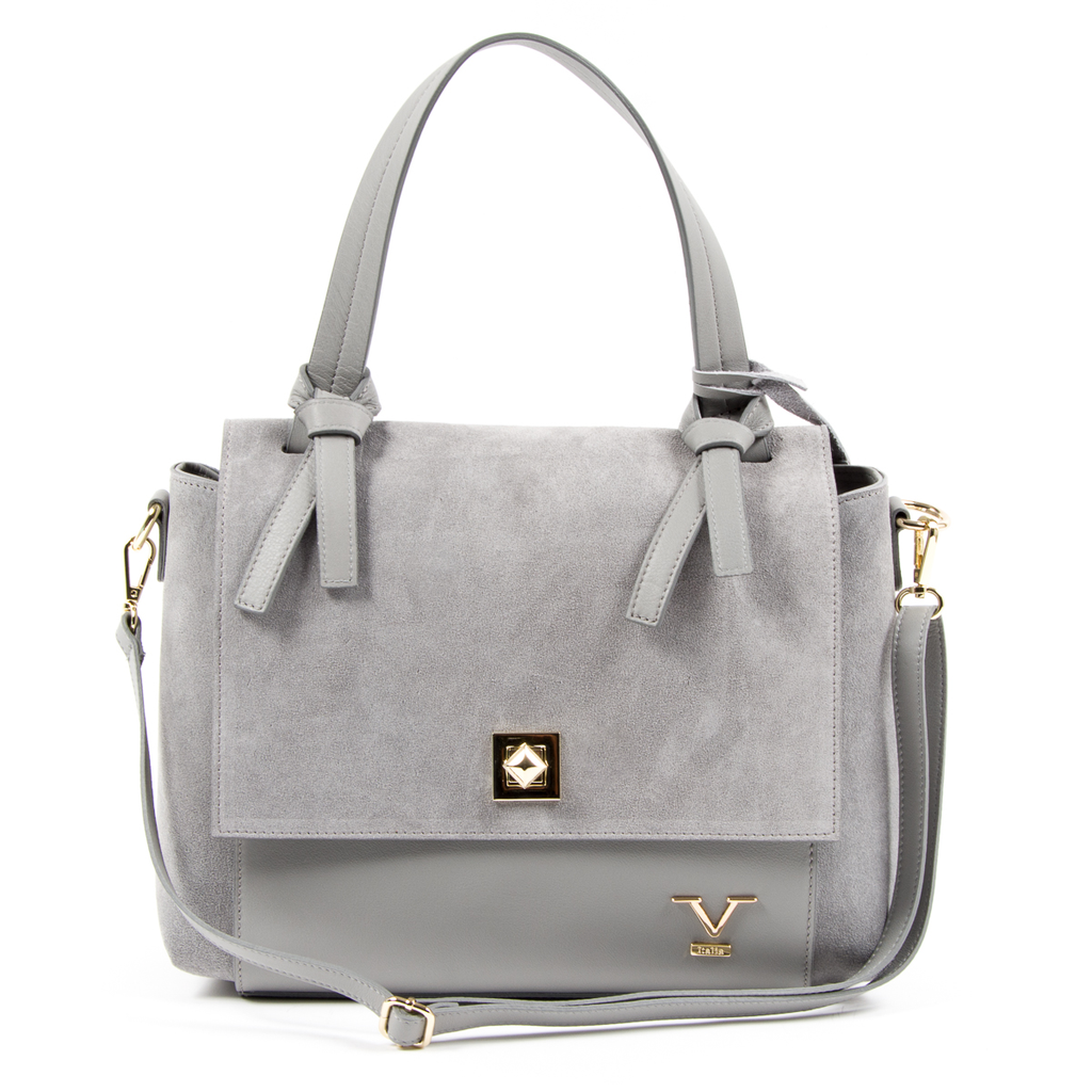 V 1969 Italia Womens Handbag Grey HOUSTON