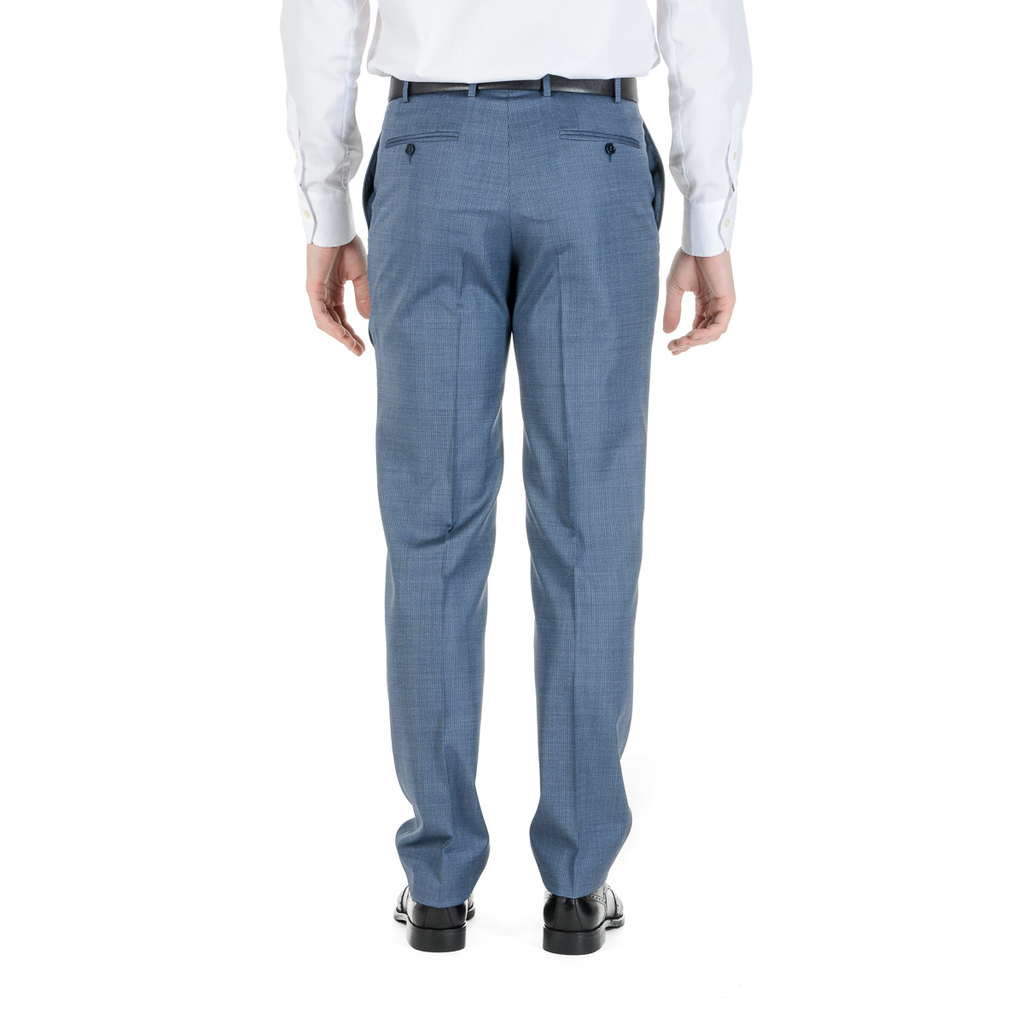 Canali Mens Suit Long Sleeves Light Blue
