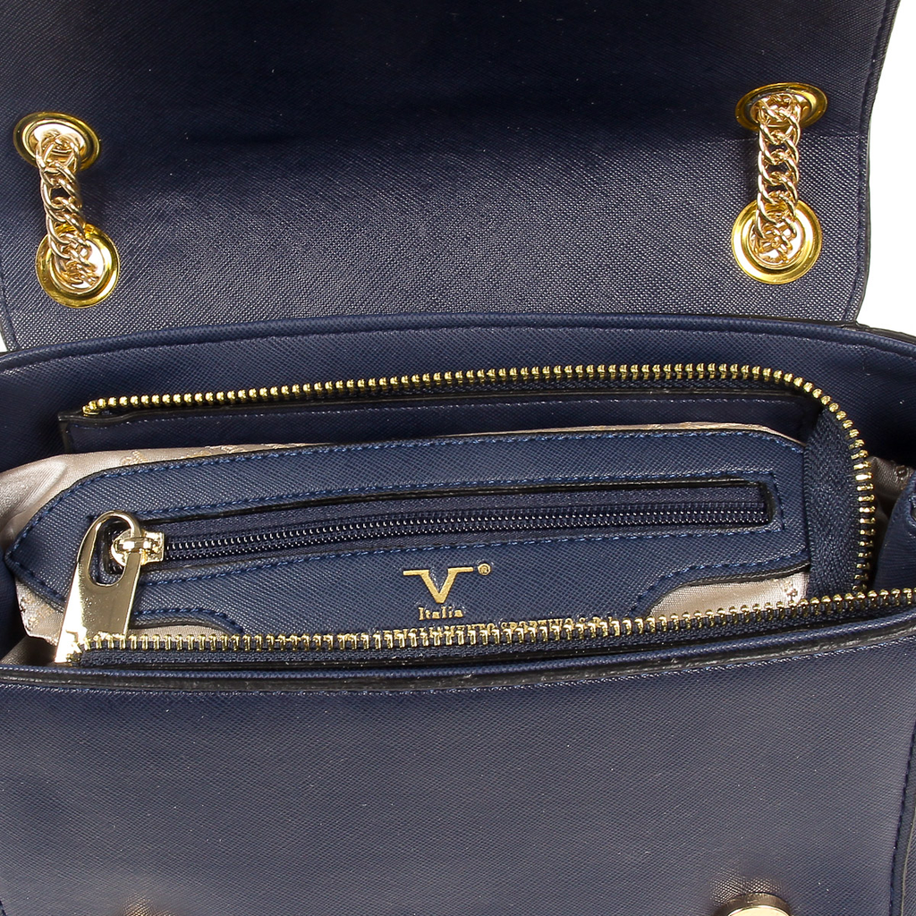 V 1969 Italia Womens Handbag Dark Blue PRISCILLA