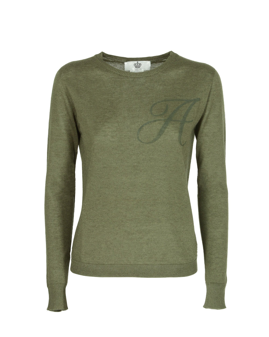 Dee Ocleppo Long Sleeve ART 004 GREEN LETTER A