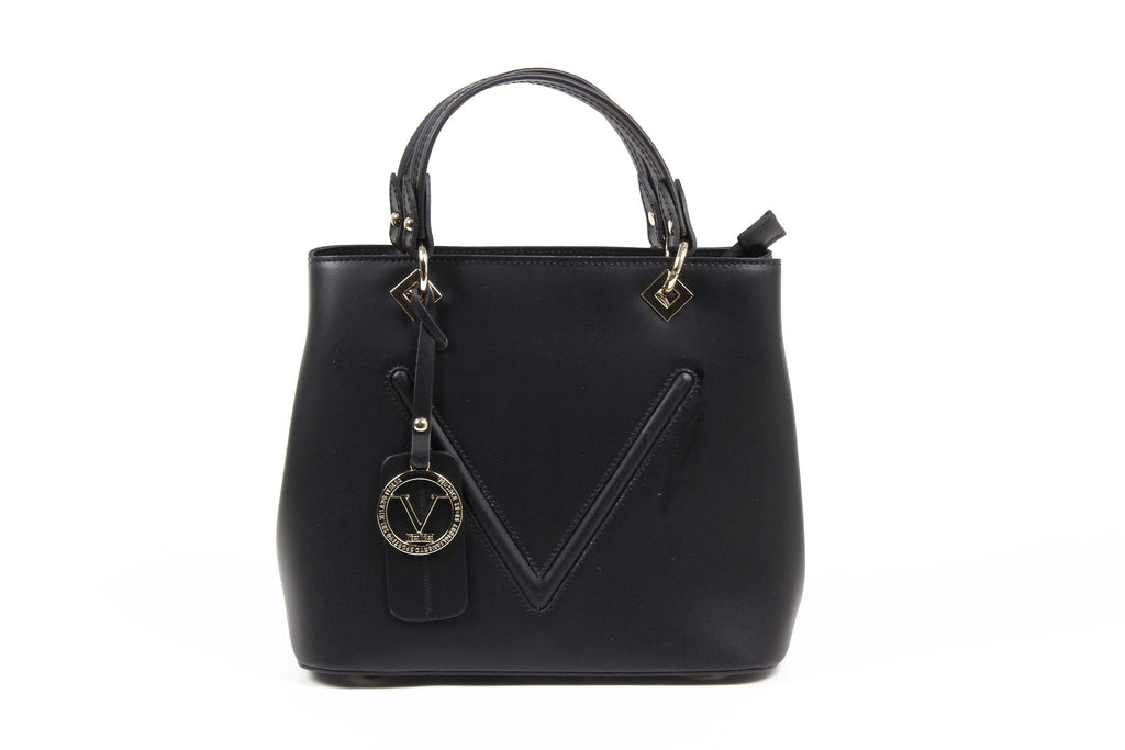 Bolso de mano para mujer V 1969 Italia V004/2 RUGA NERO