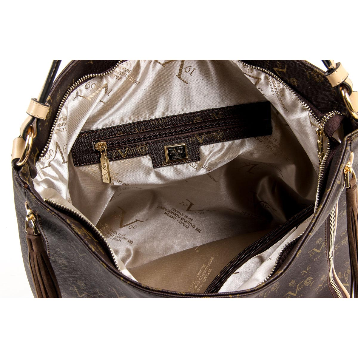 Bolso de mano para mujer V 1969 Italia V1969005 CAFÉ