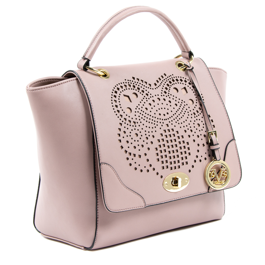 Bolso de mano para mujer V 1969 Italia Rosa 0052 MORADO CLARO