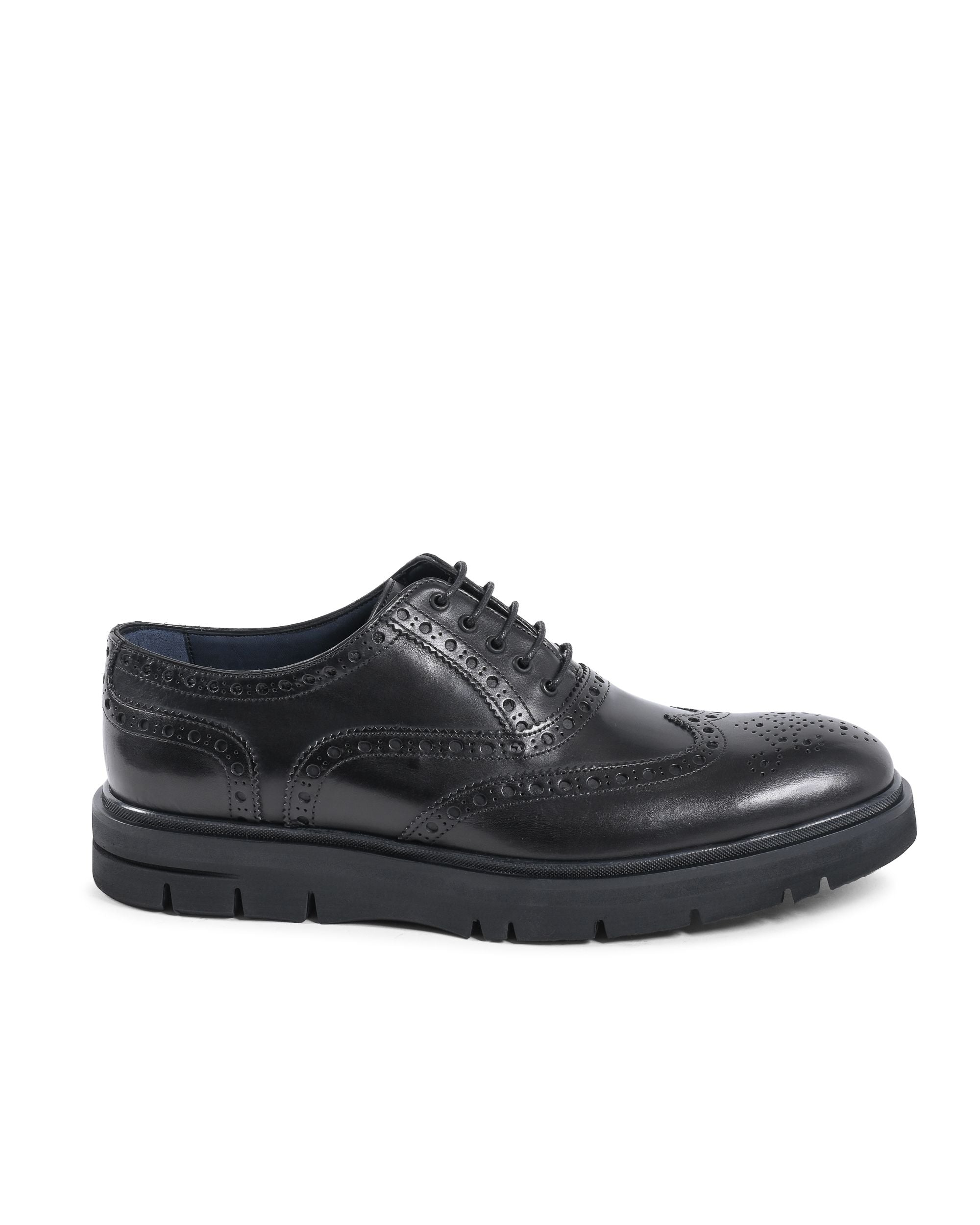 Dee Ocleppo Zapatos brogue para hombre EB129 VITELLO NERO