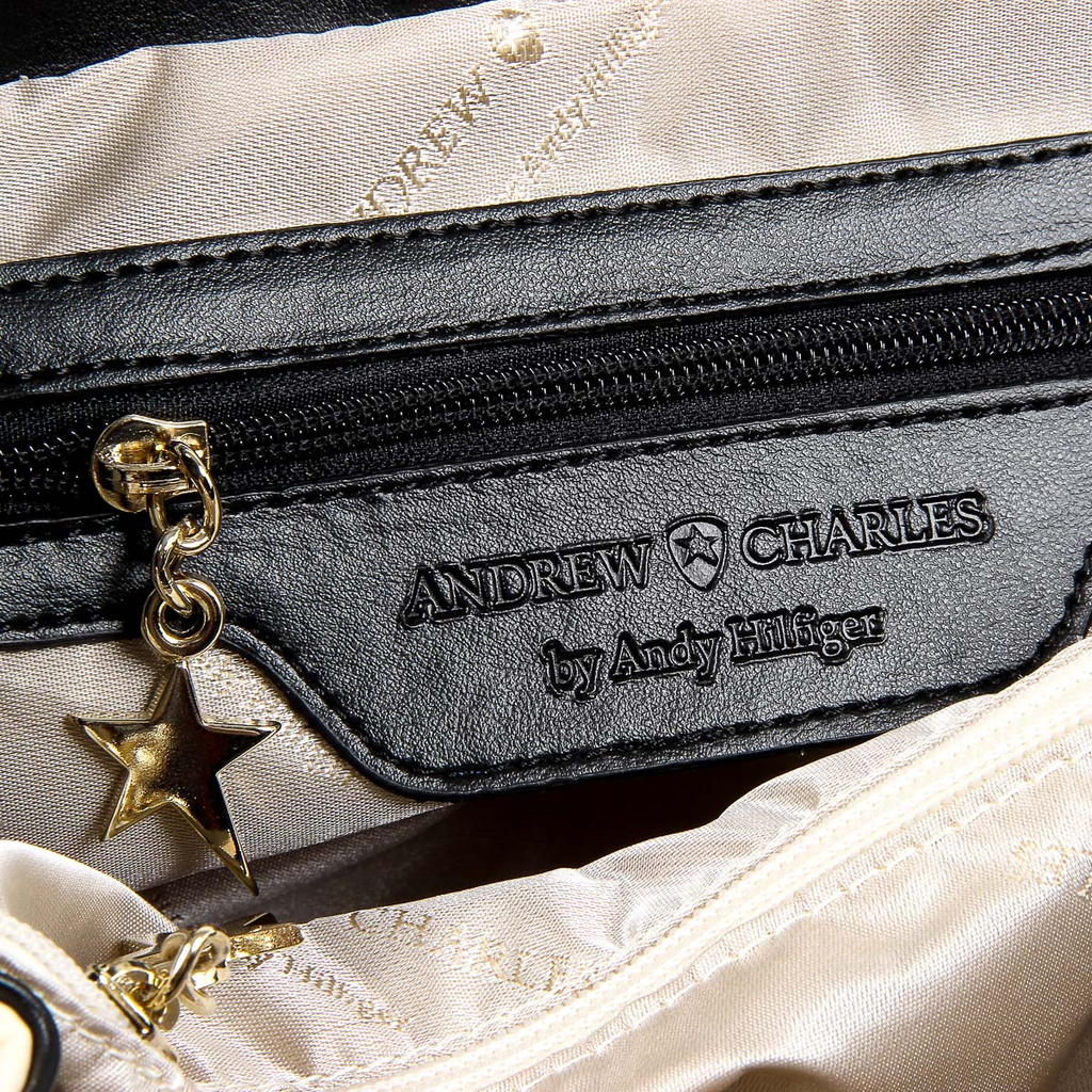 Bolso de mano para mujer Andrew Charles Beige DOMINIQUE