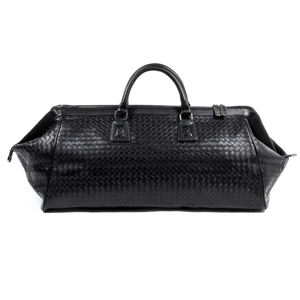 Bolso de mano para hombre V 1969 Italia, color negro, VANCE