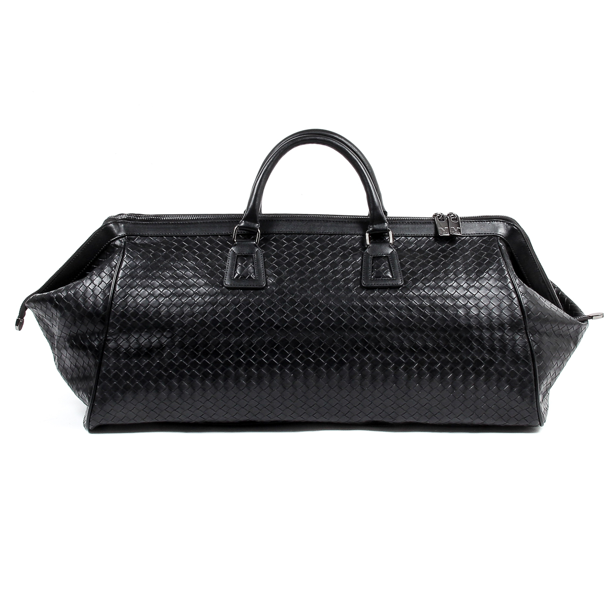 Bolso de mano para hombre V 1969 Italia, color negro, VANCE